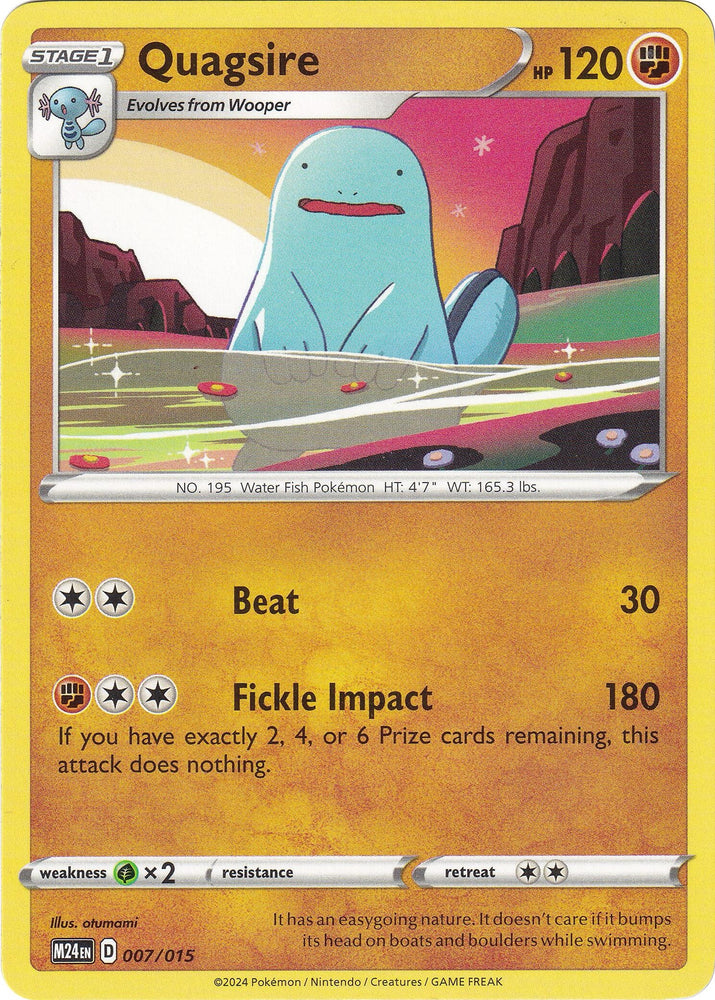 Image for Quagsire (007/015) - Pokemon