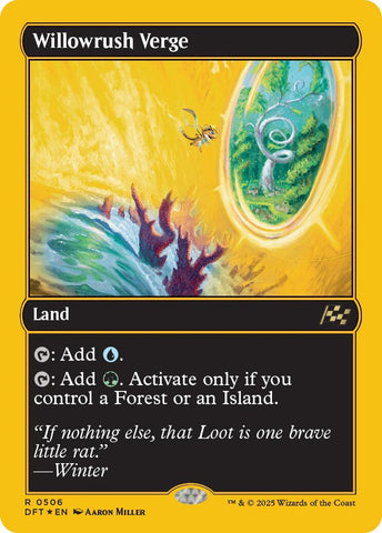 Image for Willowrush Verge (First-Place Foil) (506) (DFT)
