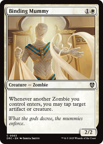 Image for Binding Mummy (63) [Commander: Aetherdrift]