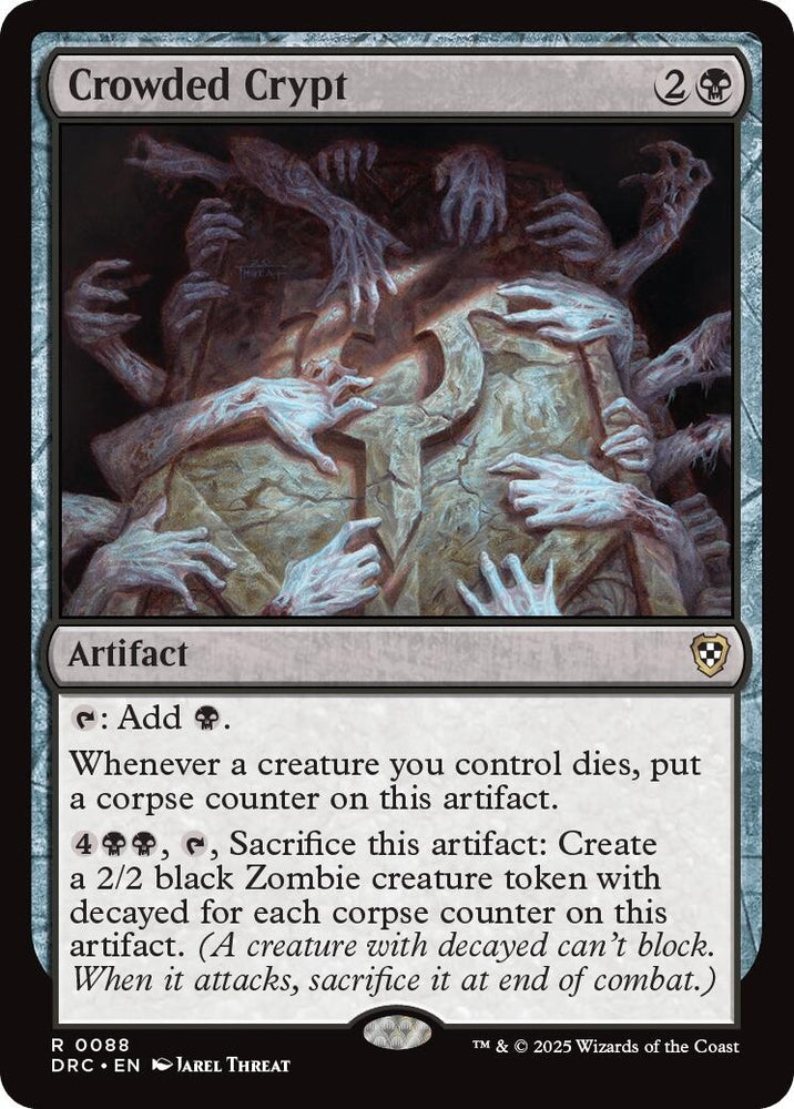 Image for Crowded Crypt (88) [Commander: Aetherdrift]