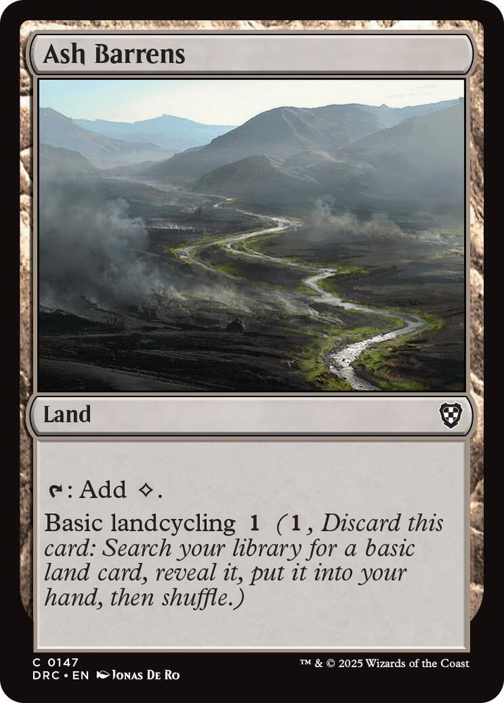 Image for Ash Barrens (147) [Commander: Aetherdrift]