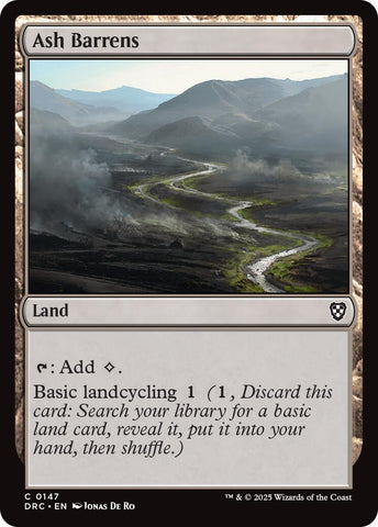 Image for Ash Barrens (147) [Commander: Aetherdrift]