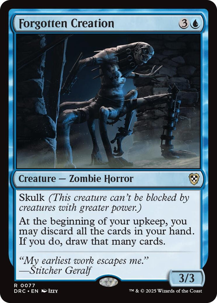Image for Forgotten Creation (77) [Commander: Aetherdrift]