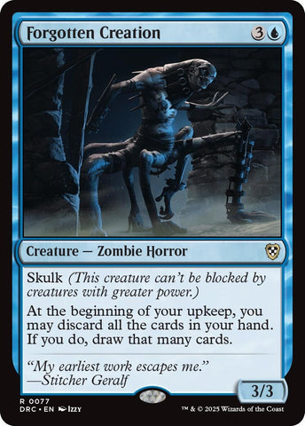 Image for Forgotten Creation (77) [Commander: Aetherdrift]