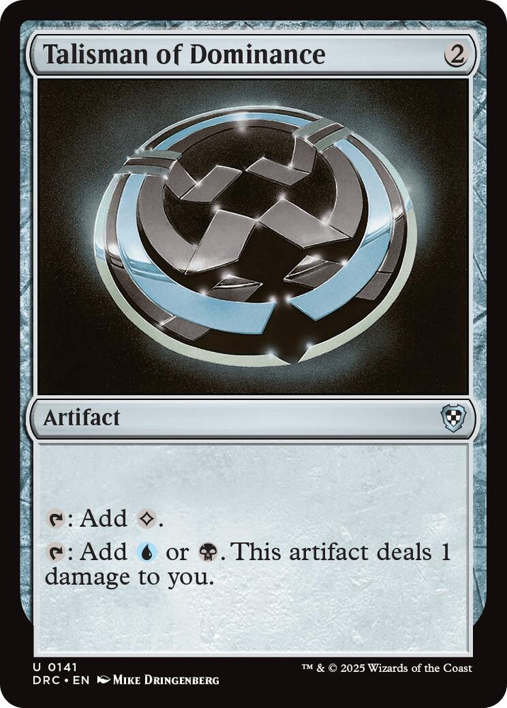 Image for Talisman of Dominance (141) [Commander: Aetherdrift]