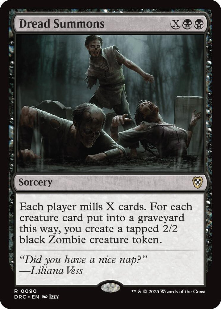 Image for Dread Summons (90) [Commander: Aetherdrift]