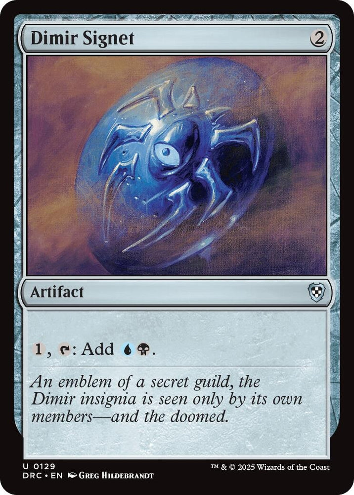 Image for Dimir Signet (129) [Commander: Aetherdrift]