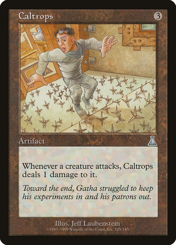 Image for Caltrops (129) [Urza's Destiny]
