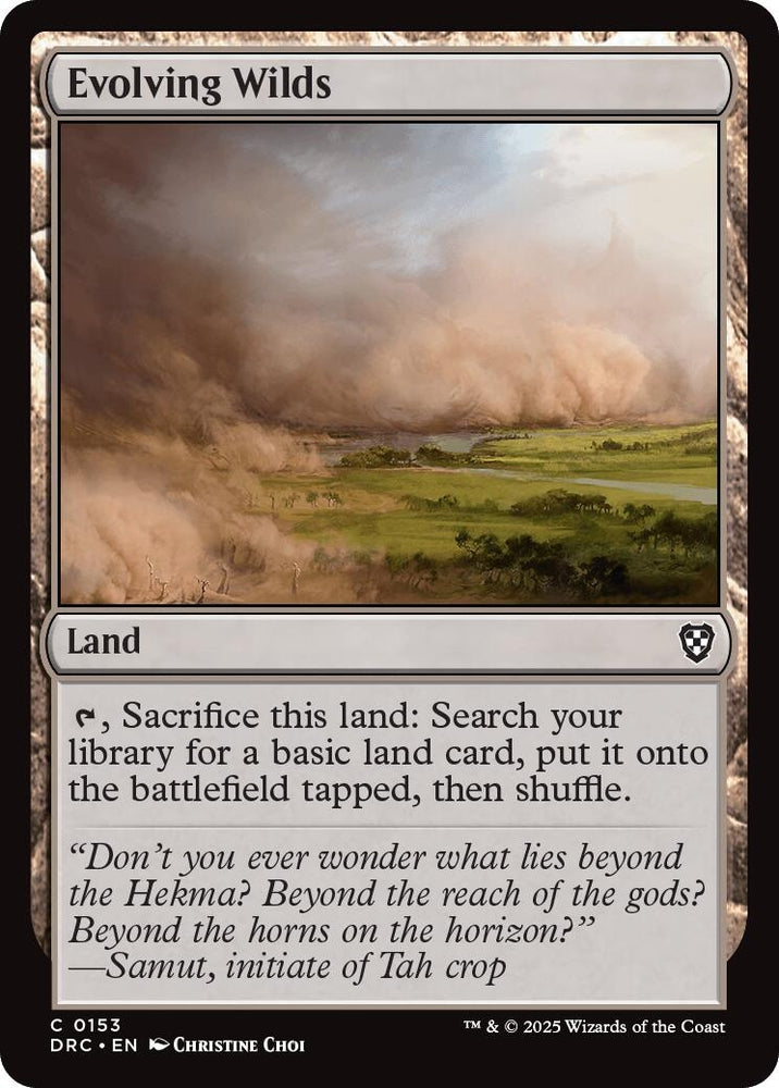 Image for Evolving Wilds (0153) (153) [Commander: Aetherdrift]