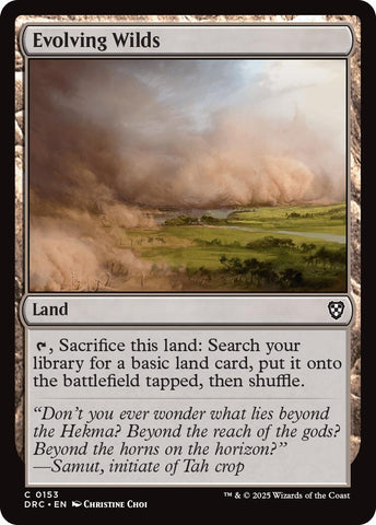 Image for Evolving Wilds (0153) (153) [Commander: Aetherdrift]