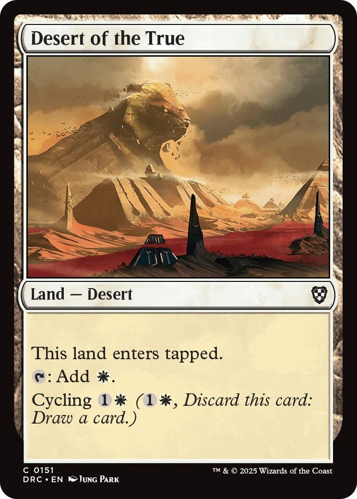 Image for Desert of the True (151) [Commander: Aetherdrift]