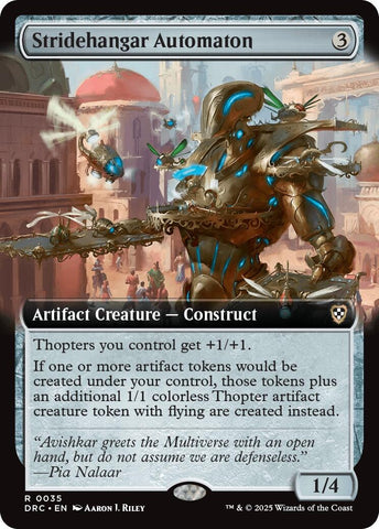 Image for Stridehangar Automaton (Extended Art) (35) [Commander: Aetherdrift]