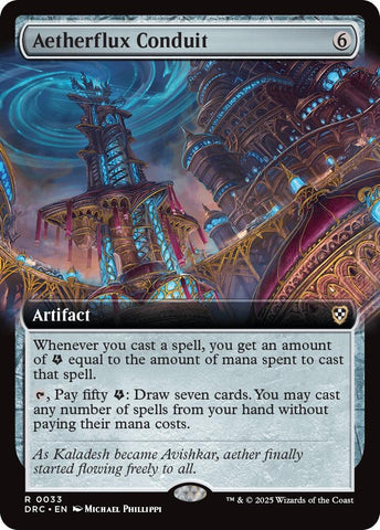 Image for Aetherflux Conduit (Extended Art) (33) [Commander: Aetherdrift]