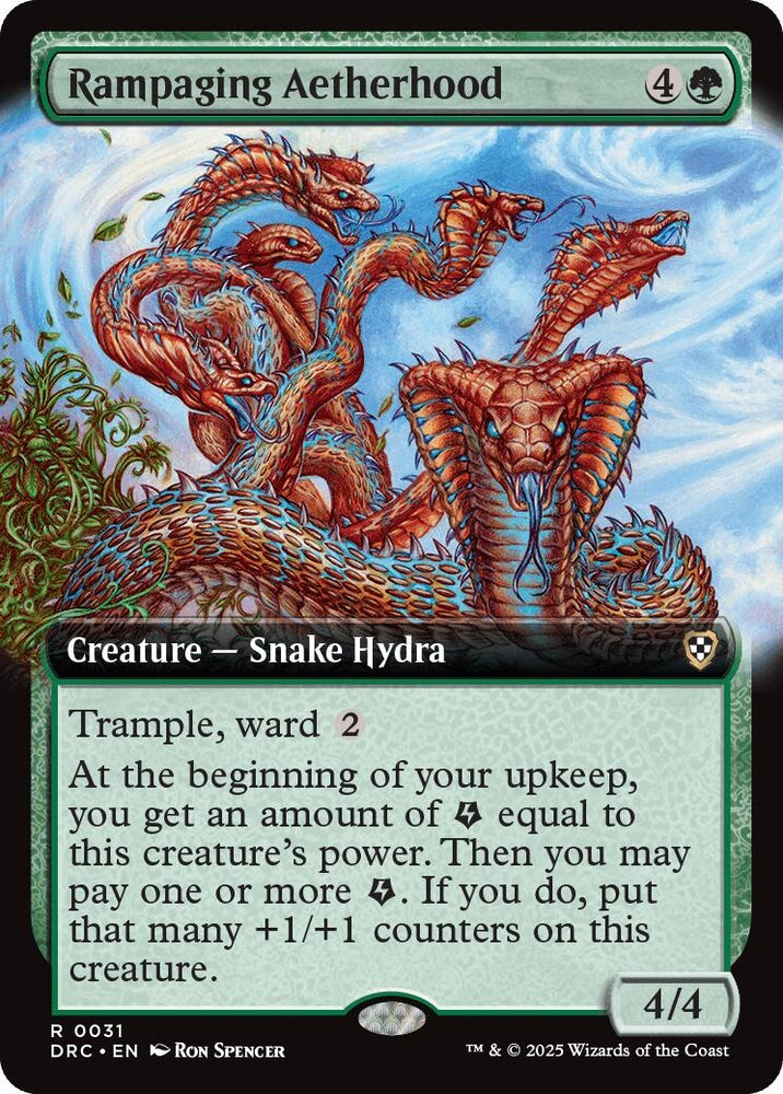 Image for Rampaging Aetherhood (Extended Art) (31) [Commander: Aetherdrift]