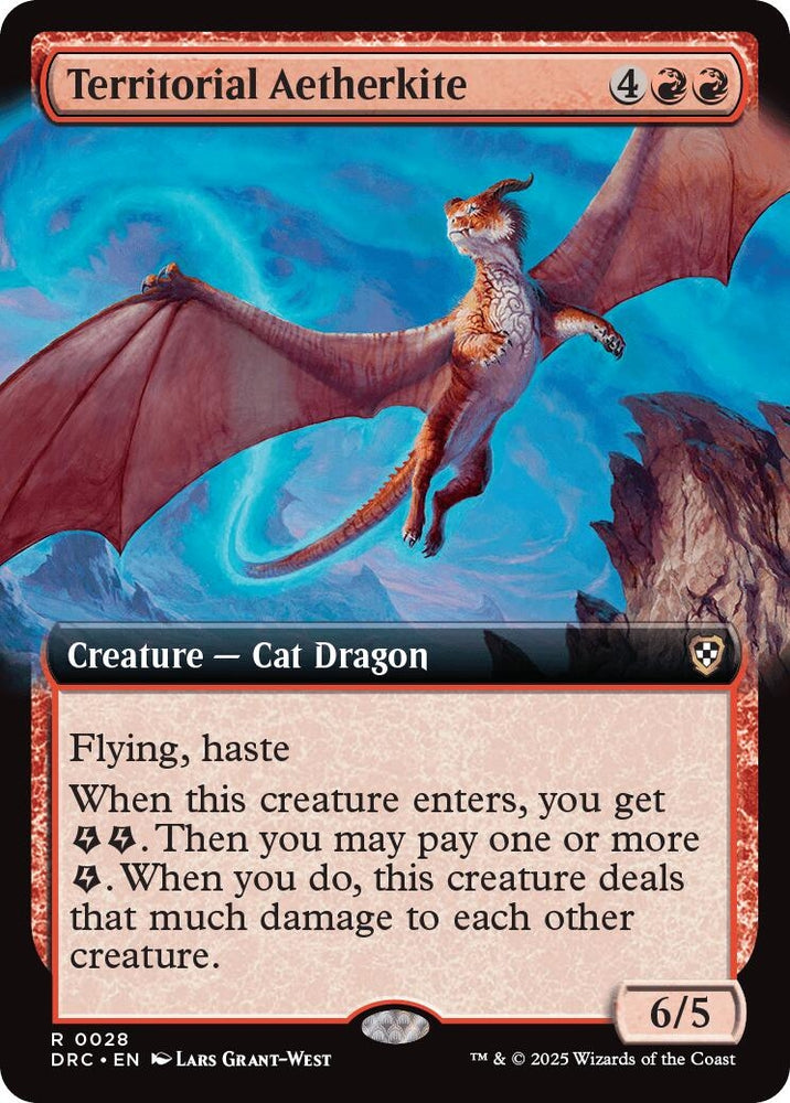 Image for Territorial Aetherkite (Extended Art) (28) [Commander: Aetherdrift]
