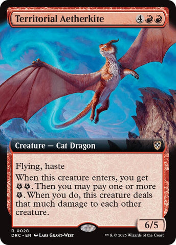 Image for Territorial Aetherkite (Extended Art) (28) [Commander: Aetherdrift]