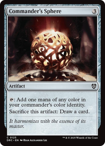 Image for Commander's Sphere (125) [Commander: Aetherdrift]