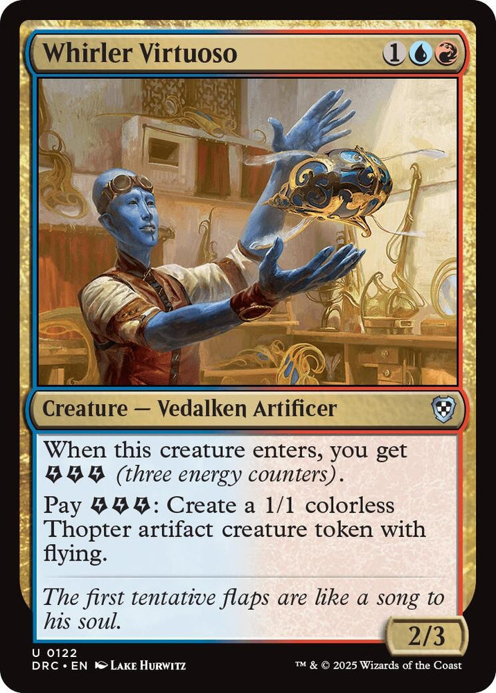 Image for Whirler Virtuoso (122) [Commander: Aetherdrift]