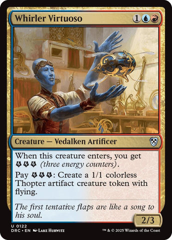 Image for Whirler Virtuoso (122) [Commander: Aetherdrift]