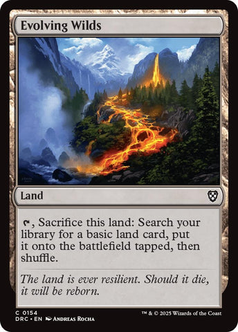 Image for Evolving Wilds (0154) (154) [Commander: Aetherdrift]
