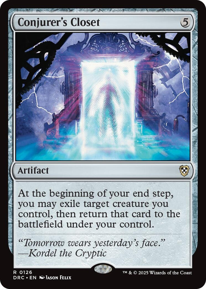Image for Conjurer's Closet (126) [Commander: Aetherdrift]