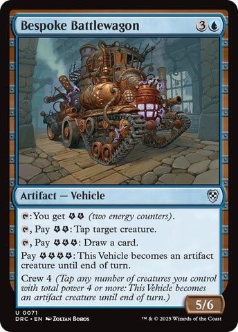 Image for Bespoke Battlewagon (71) [Commander: Aetherdrift]