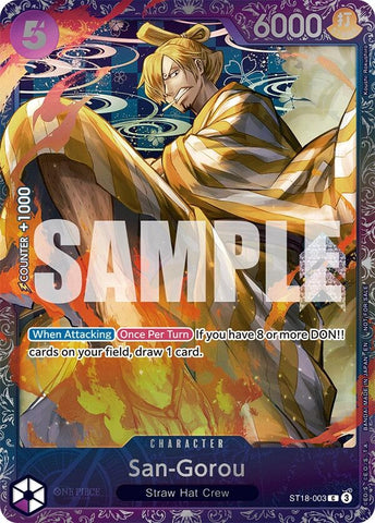 Image for San-Gorou (Treasure Cup 2025) (ST18-003) - One Piece Card Game