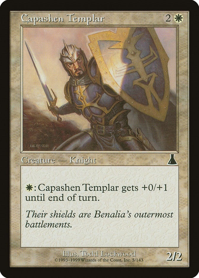 Image for Capashen Templar (5) [Urza's Destiny]
