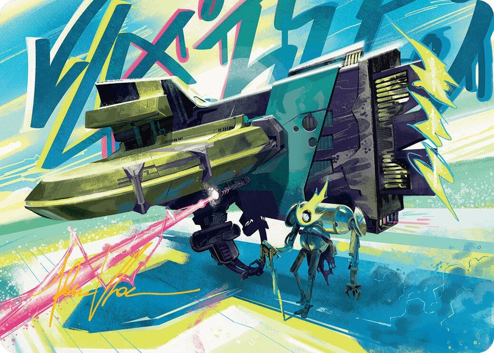 Image for Salvation Engine Art Card (Gold-Stamped Signature) (36) [Art Series: Aetherdrift]