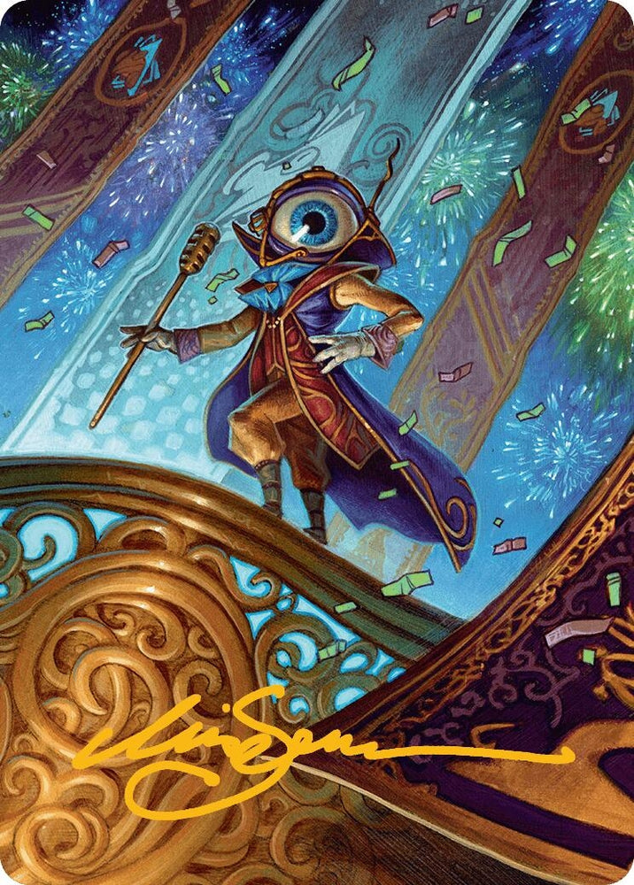 Image for Vnwxt, Verbose Host Art Card (Gold-Stamped Signature) (8) [Art Series: Aetherdrift]