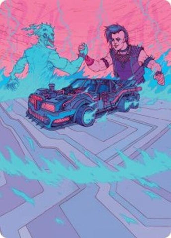 Image for Demonic Junker Art Card (40) [Art Series: Aetherdrift]