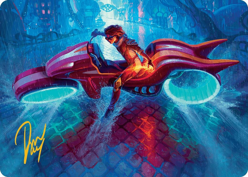 Image for Chandra, Spark Hunter Art Card (Gold-Stamped Signature) (20) [Art Series: Aetherdrift]