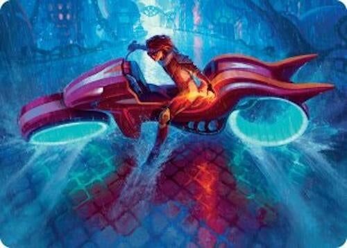 Image for Chandra, Spark Hunter Art Card (20) [Art Series: Aetherdrift]