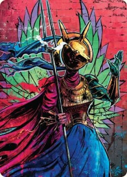 Image for Hazoret, Godseeker Art Card (32) [Art Series: Aetherdrift]