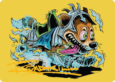 Image for District Mascot Art Card (50/54) (Gold-Stamped Signature) (50) [Art Series: Aetherdrift]