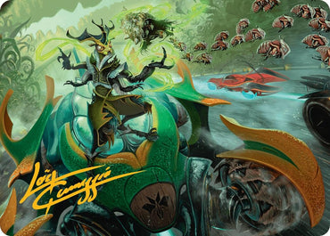 Image for Aatchik, Emerald Radian Art Card (15/54) (Gold-Stamped Signature) (15) [Art Series: Aetherdrift]