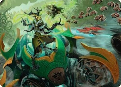 Image for Aatchik, Emerald Radian Art Card (15/54) (15) [Art Series: Aetherdrift]