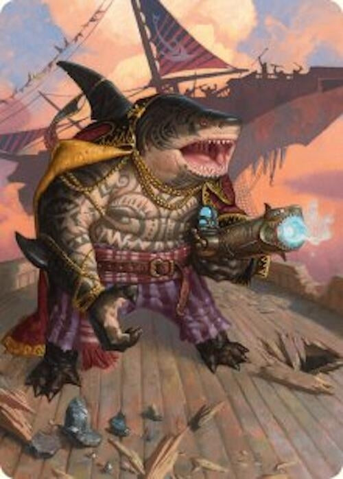 Image for Captain Howler, Sea Scourge Art Card (4/54) (4) [Art Series: Aetherdrift]