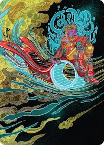 Image for Cloudspire Skycycle Art Card (44) [Art Series: Aetherdrift]