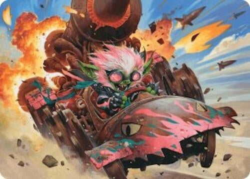 Image for Redshift, Rocketeer Chief Art Card (13) [Art Series: Aetherdrift]