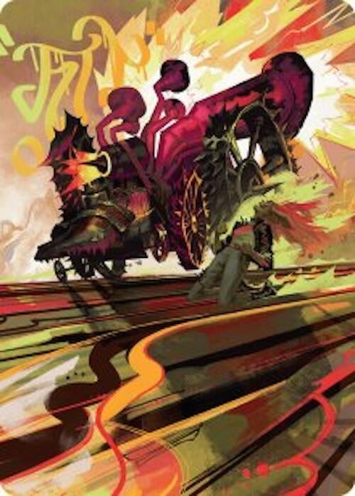 Image for Rocketeer Boostbuggy Art Card (49) [Art Series: Aetherdrift]