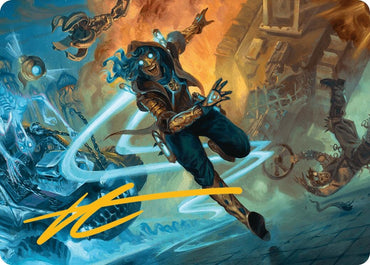 Image for Sita Varma, Masked Racer Art Card (Gold-Stamped Signature) (26) [Art Series: Aetherdrift]