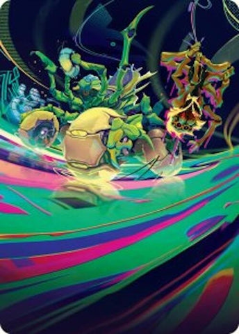 Image for Thundering Broodwagon Art Card (48) [Art Series: Aetherdrift]