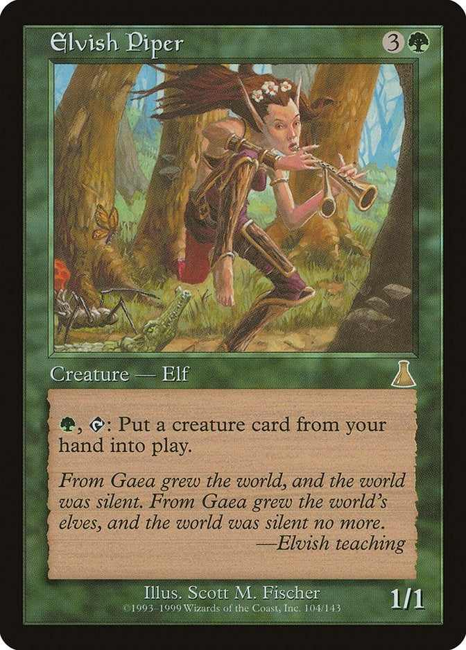 Image for Elvish Piper (104) [Urza's Destiny]