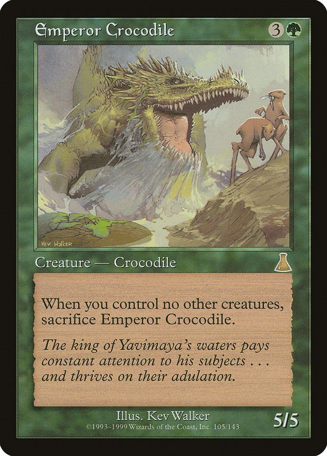 Image for Emperor Crocodile (105) [Urza's Destiny]