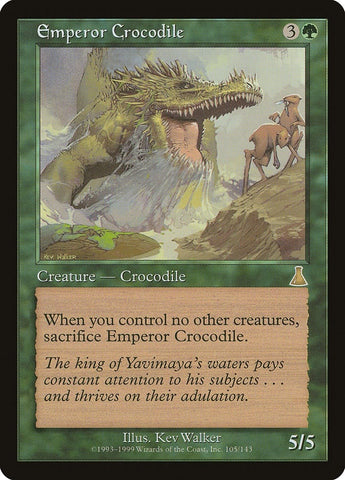 Image for Emperor Crocodile (105) [Urza's Destiny]