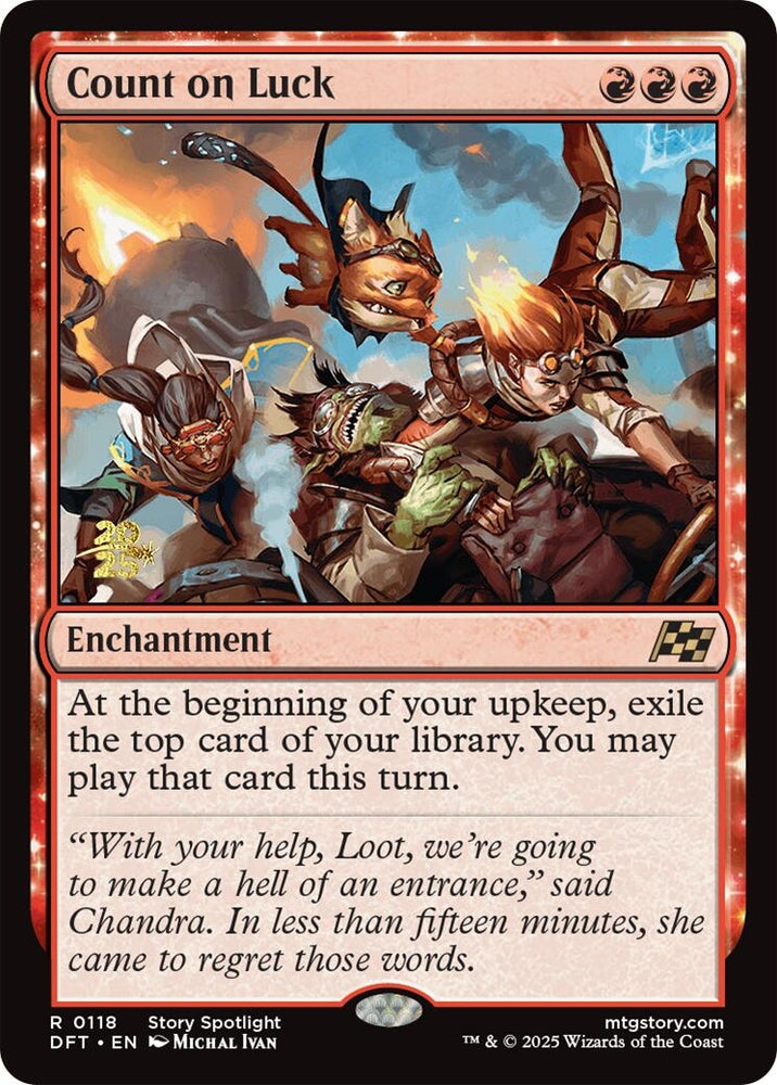 Image for Count on Luck (118) [Prerelease Cards]