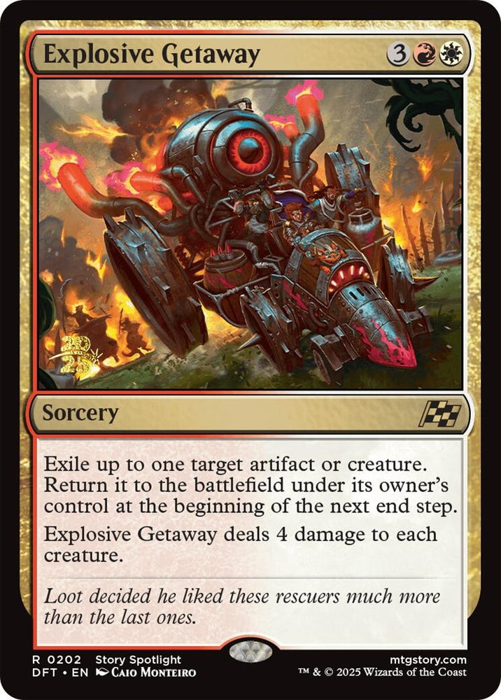 Image for Explosive Getaway (202) [Prerelease Cards]