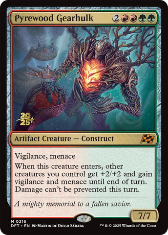 Image for Pyrewood Gearhulk (216) [Prerelease Cards]