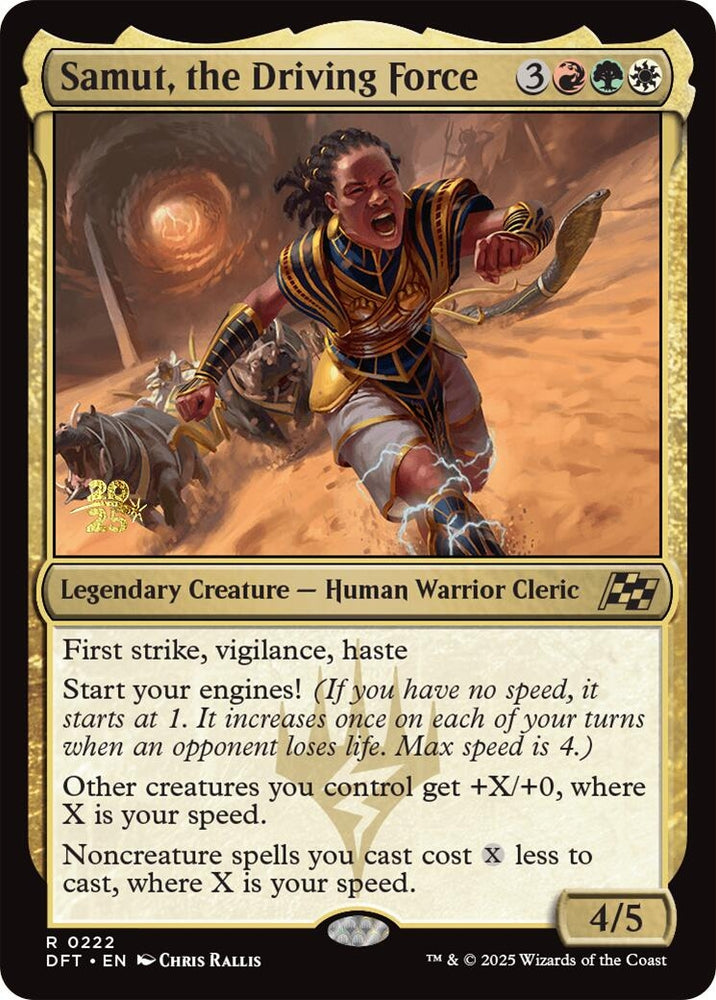 Image for Samut, the Driving Force (222) [Prerelease Cards]